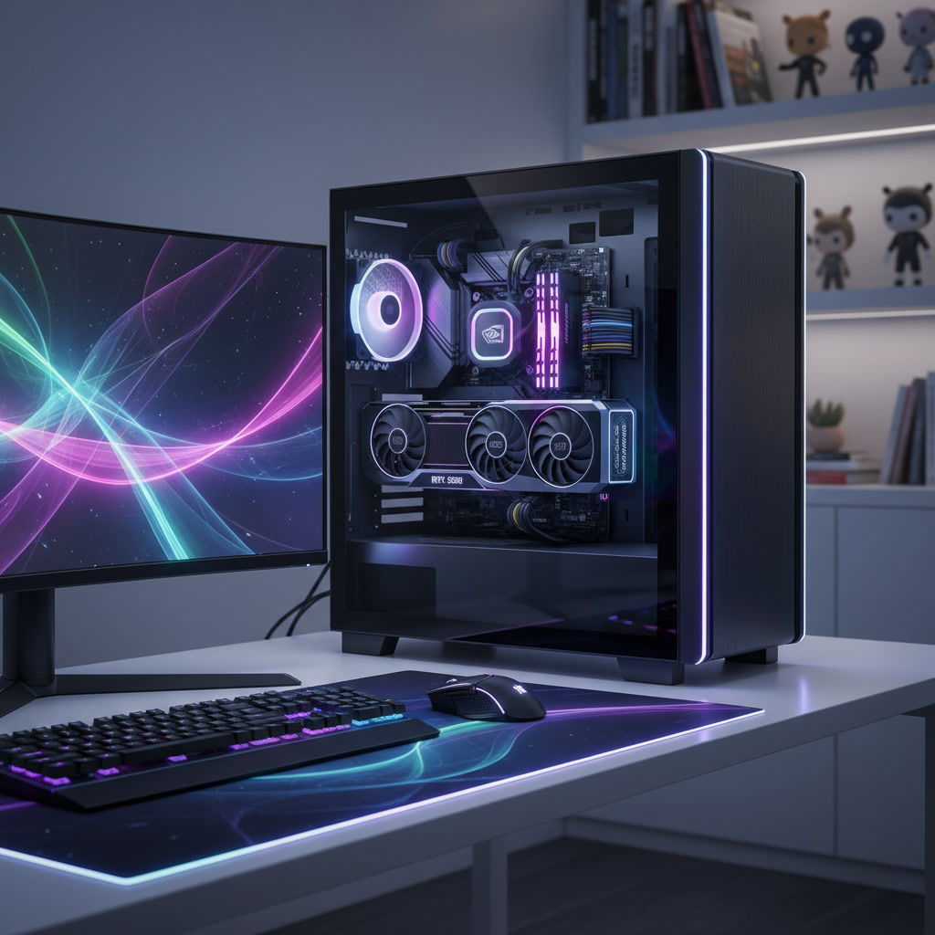Un pc gamer high end équipé d'une rtx 3080