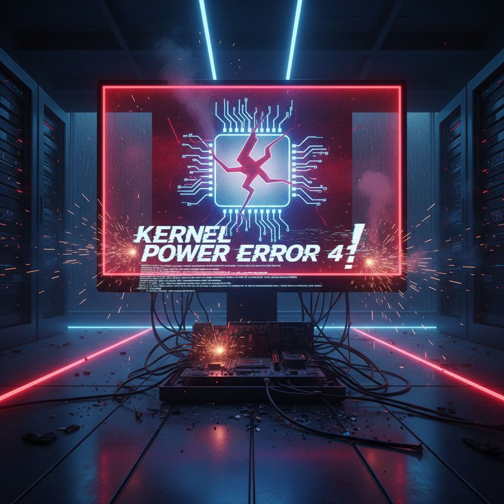 PC indiquant une erreur kernel error 41