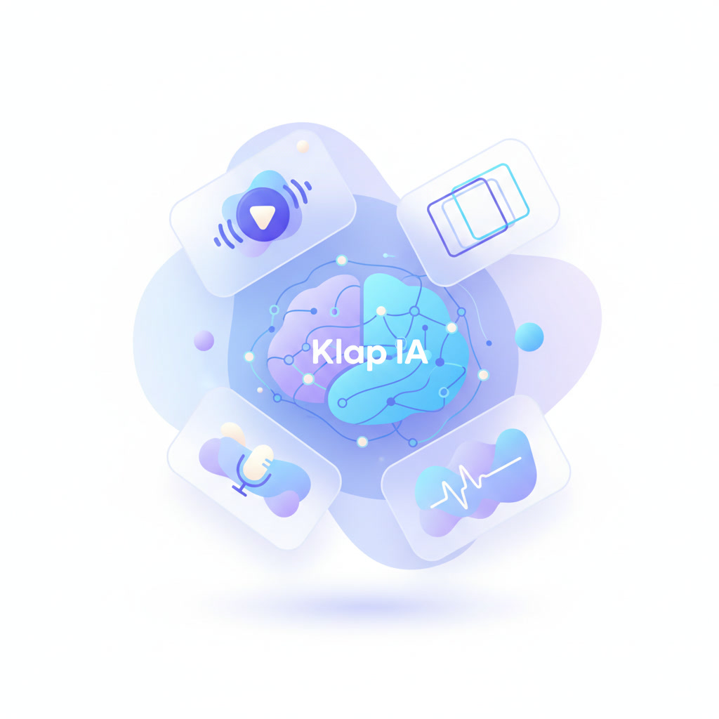 image d'illustration du SaaS Klap App qui montre comment l'IA peut être utile pour augmenter la productivité.