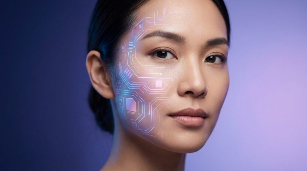 Portrait d'une personne modifiée par l'IA avec Real Fake Photo