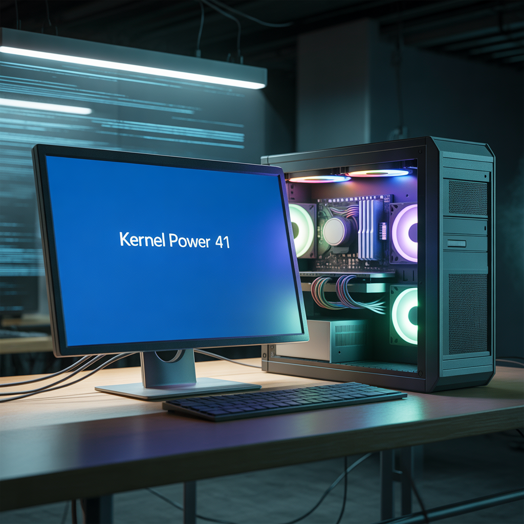 illustration kernel power 41 pour illustrer le pc qui redémarre tout seul