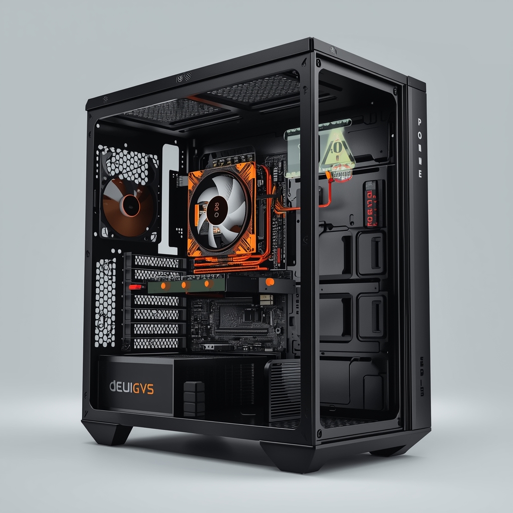 illustration des causes possibles de l’erreur Kernel Power 41 (alimentation, surchauffe, composants) sur un PC fixe