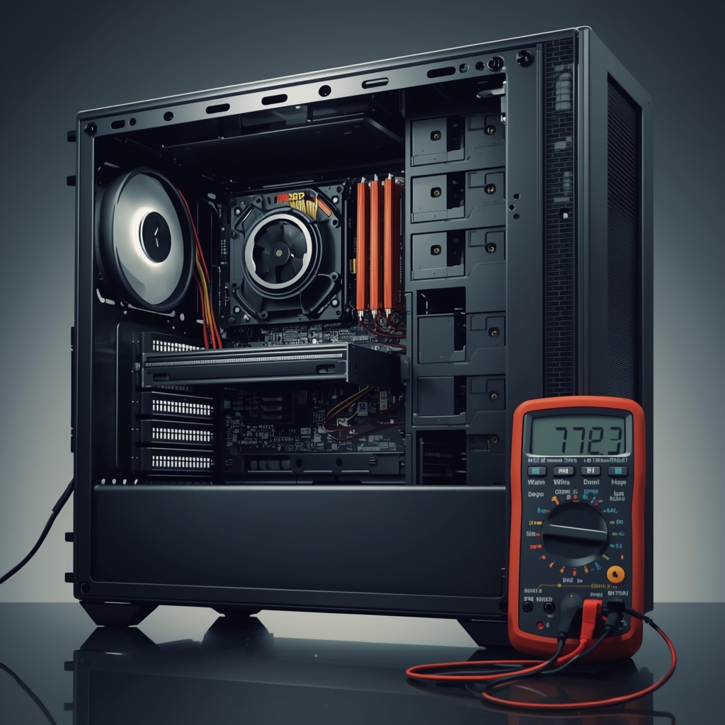 Test électrique d'un PC pour savoir si le voltage est correct afin d'éviter l'erreur kernel power 41