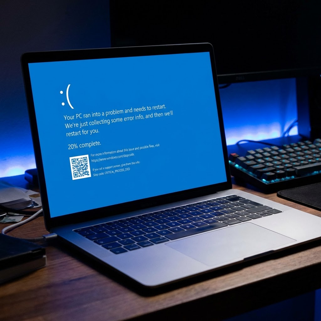 PC BSOD erreur critical process died