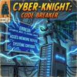 Illustration comics rétro années 80 d’un héros face à l’erreur ATTEMPTED_WRITE_TO_READONLY_MEMORY avec écran bleu Windows