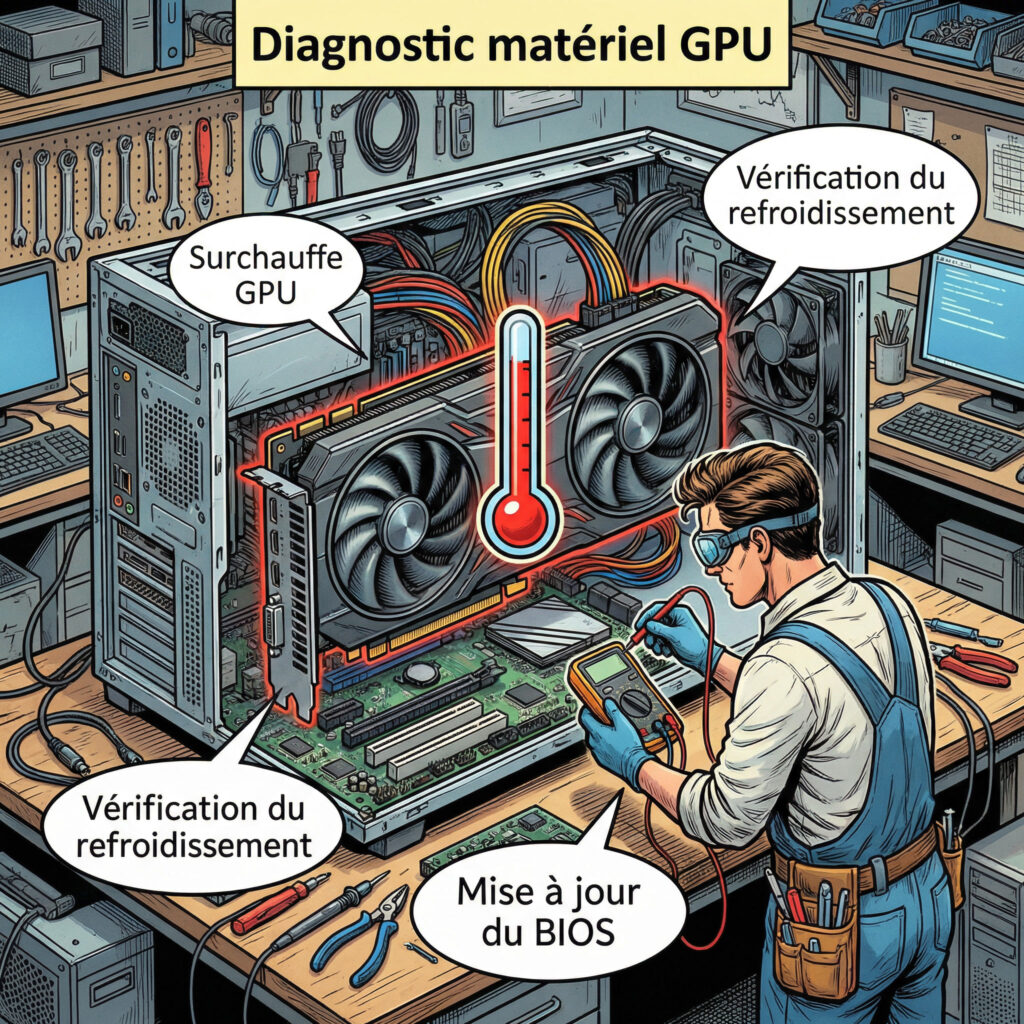 Diagnostic d’une carte graphique pouvant provoquer l’erreur VIDEO_TDR_FAILURE sur Windows