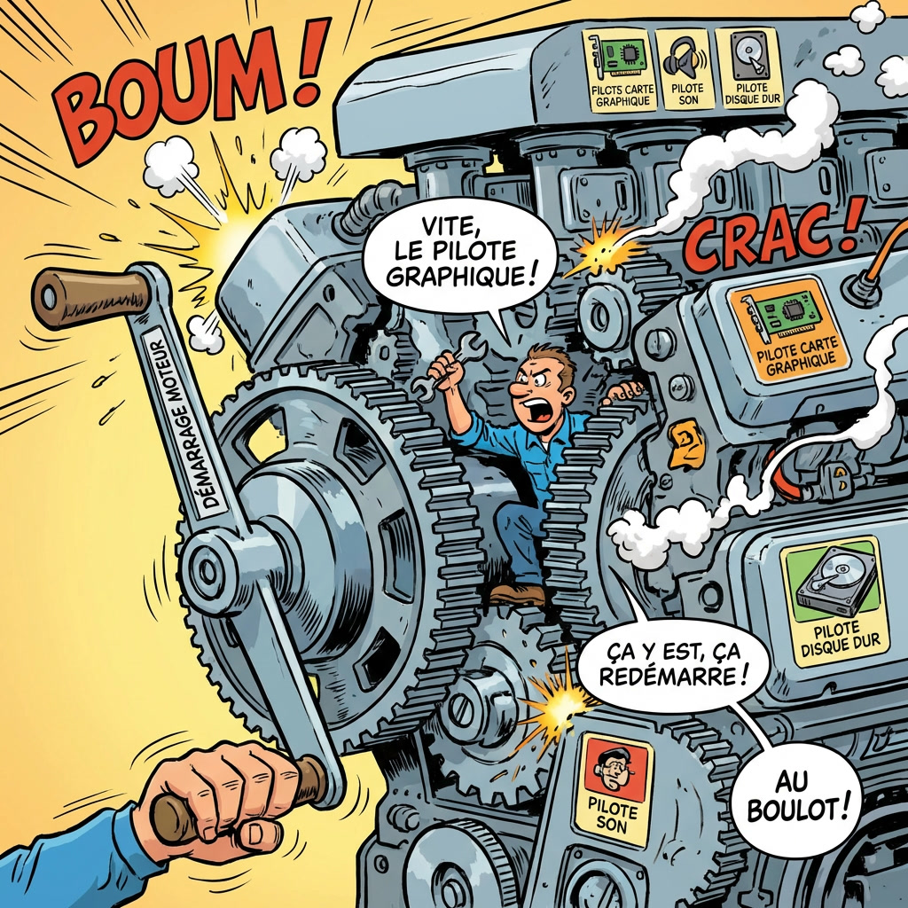 illustration correction du démarrage Windows et des pilotes pour réparer BAD_SYSTEM_CONFIG_INFO sur Windows 10 et 11