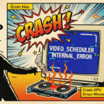 Illustration de l’erreur VIDEO SCHEDULER INTERNAL ERROR écran bleu Windows