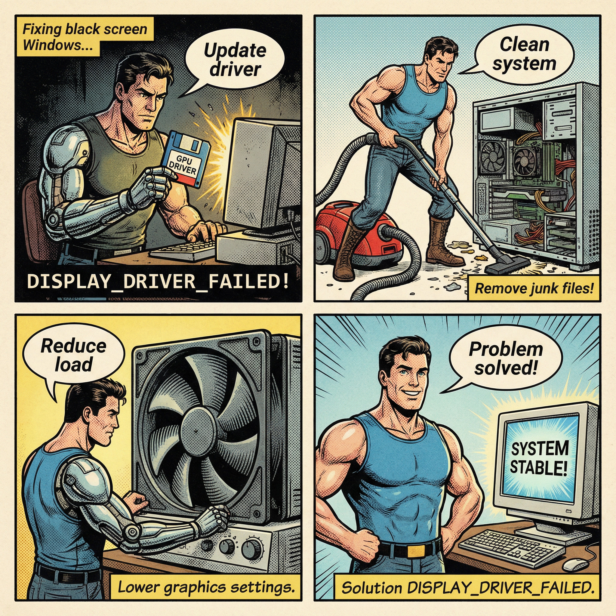 DISPLAY_DRIVER_FAILED Windows 10 & 11 solution | Guide 2026