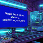 écran bleu Windows 11 sur un PC gaming