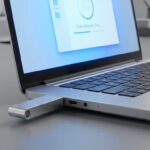 Rufus installé sur une clé usb connecté à un PC portable