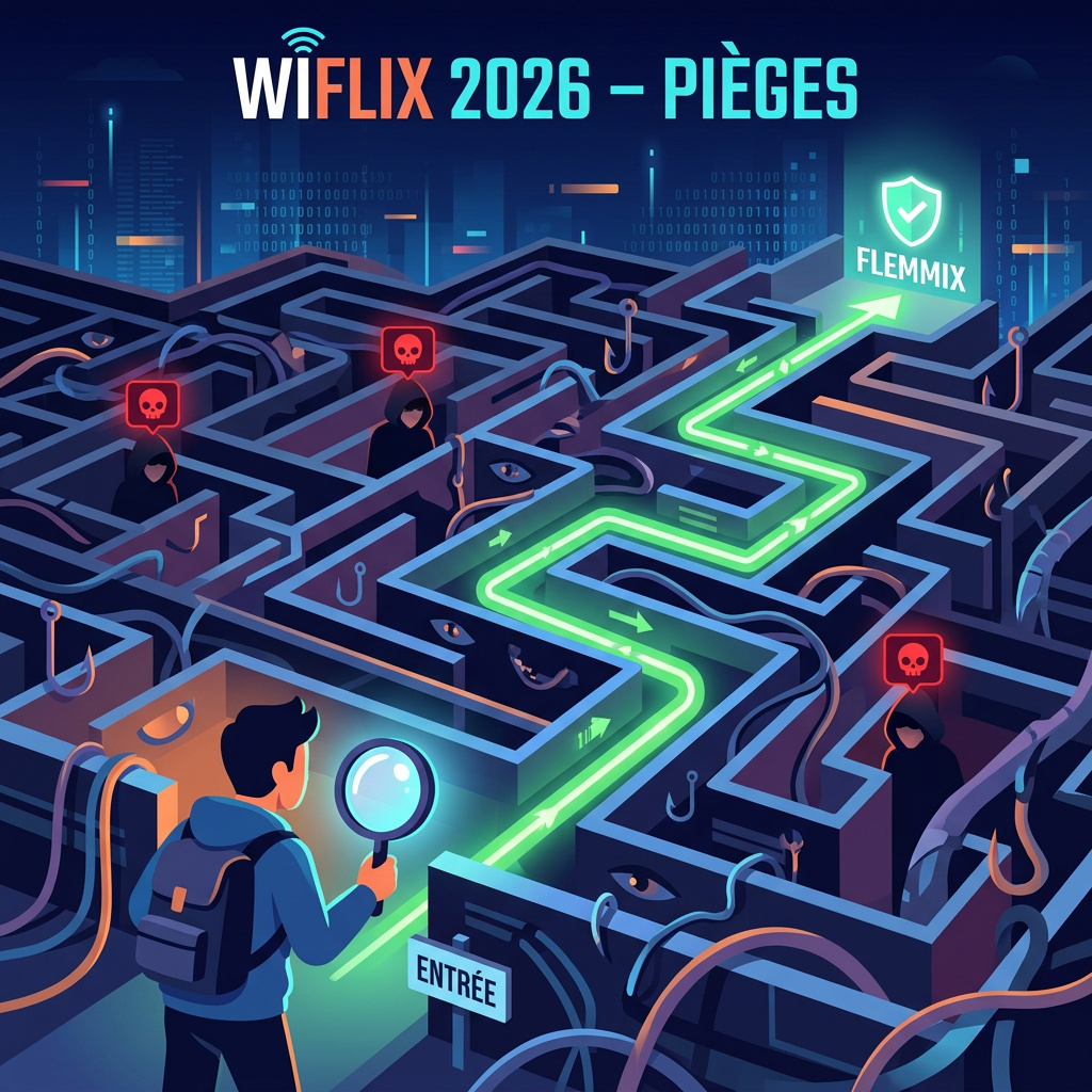 Infographie : Wiflix nouvelle adresse : pourquoi il faut se méfier des faux liens